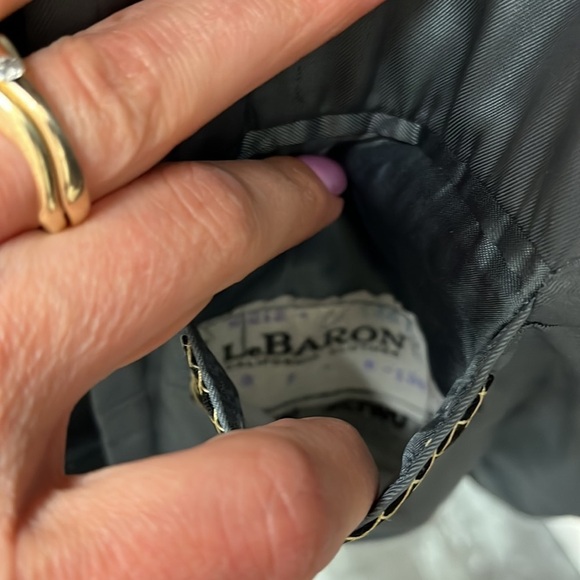 Vintage LeBaron California Navy Suede Blazer - Picture 9 of 9